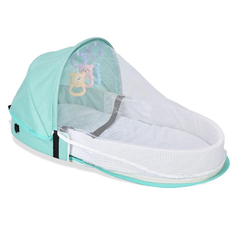 Portable Baby Bed Infant Travel Crib Multi-function Bebe Bed Newborn Crib with Mosquito Net Baby Travel Cot Cribs for Baby Nest