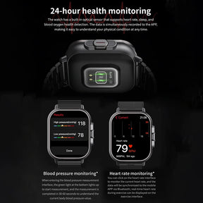 TWS 2 In 1 Smart Sports Watch Wireless Bluetooth Headset Calling Health Monitor Fitness Record Watches With Headset