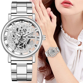 2025 New Fashion Women Gold Luxury Casual Quartz Watch Metal Mesh Stainless Steel Watches Relogio Feminino Ladies Wrist Watches