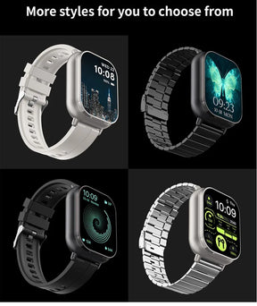 D8 Pro Smart Watch Large Screen With Earbuds TWS 2 In 1 Wireless Bluetooth Noise Earphones NFC Headset Music Sports Smartwatch