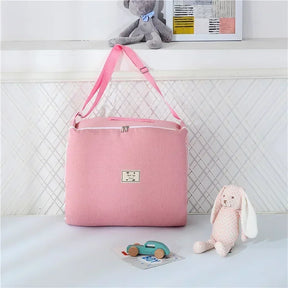 New Infant Cotton Cradle Crib Newborn Basket Bassinet Newborn Bed Portable Baby Nest for Boys Girls Travel Bag Cot Cushion Gift