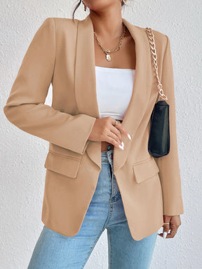 Chic Rose Red Blazers for Women Spring 2023 Casual Coats Black Women's Jacket Suit Basic Slim Summer Blazer Women Jacket Office