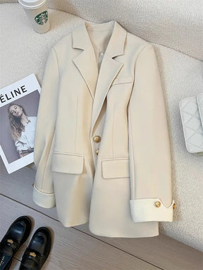 Women's Blazer Coat Spring Autumn Korean Version Leisure Ladies  Suit Jacket Design Sense Korean Version Female Suit Top
