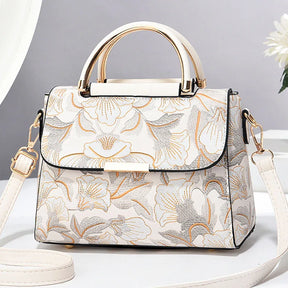 New Women's bags 2025 fashion trend design stripe hit color handbag shoulder bag messenger bag Korean style bag