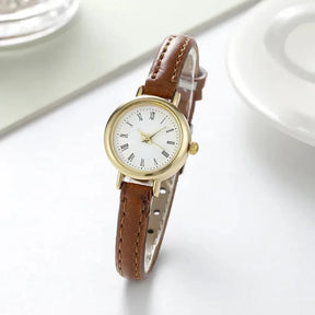 Simple Women Watch Luxury Design Leather Watch Ladies Quartz Wristwatch Solid Color Fashion Women Gift Watch Relojes Para Mujer