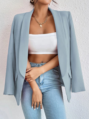 Chic Rose Red Blazers for Women Spring 2023 Casual Coats Black Women's Jacket Suit Basic Slim Summer Blazer Women Jacket Office
