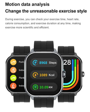 D8 Pro Smart Watch Large Screen With Earbuds TWS 2 In 1 Wireless Bluetooth Noise Earphones NFC Headset Music Sports Smartwatch