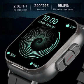D8 Pro Smart Watch Large Screen With Earbuds TWS 2 In 1 Wireless Bluetooth Noise Earphones NFC Headset Music Sports Smartwatch