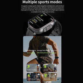 TWS 2 In 1 Smart Sports Watch Wireless Bluetooth Headset Calling Health Monitor Fitness Record Watches With Headset