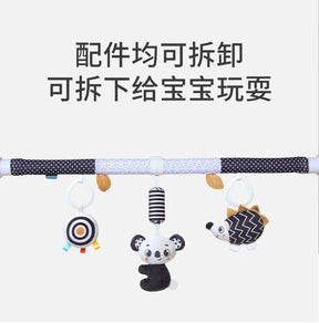 Infant Baby Stroller Arch Toy Play Bar Fun Newborns Sensory Activity Adjustable for Bouncers and Car Safe Seat Bed Hanging Toys