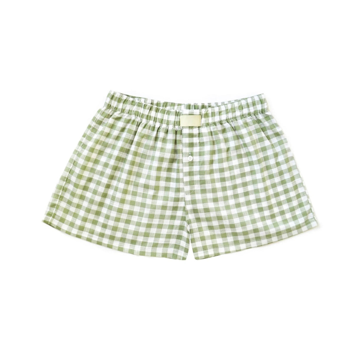 Women s Y2K Summer Lounge Shorts Checkered Printed Sports Shorts with Button Elastic Pajamas Short for Women