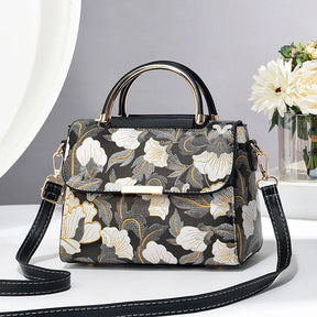 New Women's bags 2025 fashion trend design stripe hit color handbag shoulder bag messenger bag Korean style bag