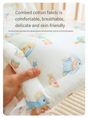 Newborn Crib By Pure Cotton Breathable Anti-collision Cushion Soft Bag, One-piece Crib Is Surrounded By Children's Splicing Bed