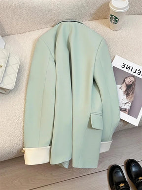 Women's Blazer Coat Spring Autumn Korean Version Leisure Ladies  Suit Jacket Design Sense Korean Version Female Suit Top