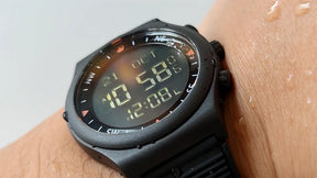 Muslim Azan Watch for Prayer with Qibla Compass Adhan Alarm Hijri Islamic Al Harameen Fajr Time Wristwatch Multi Languages