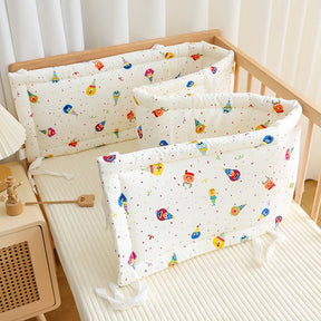 Newborn Crib By Pure Cotton Breathable Anti-collision Cushion Soft Bag, One-piece Crib Is Surrounded By Children's Splicing Bed