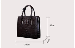 ourui new arrival new  crocodile bag  male   briefcase  brown men handbag men bag