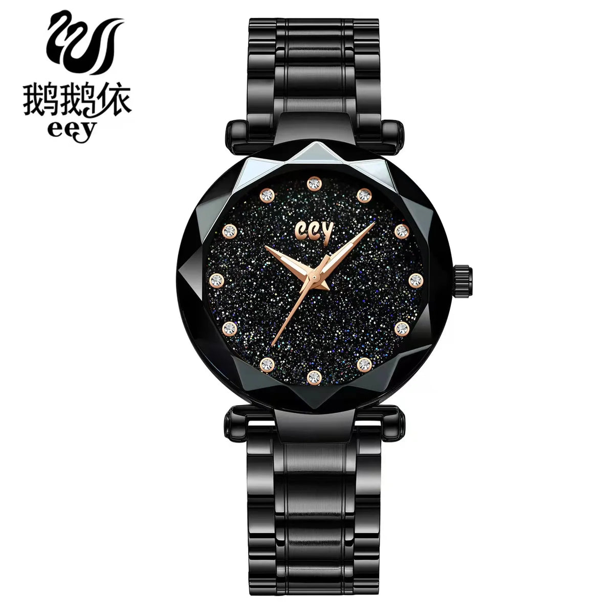 WOKAI high quality large dial men's European style waterproof luminous personality calendar watch boy business clock retro