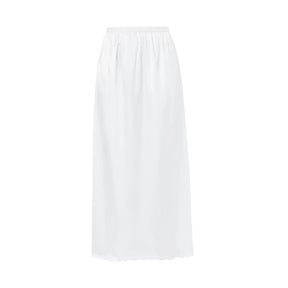 2024 New Women´s Half Slip Underskirt, Solid Color Elastic Waist Inner Lining for Midi Skirt, Long Underskirt for Ladies