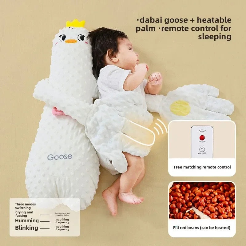 Baby Sleeping Patting Doll with Soothing Palm Remote Control Electric Baby Hand Pillow Soothing Palm Patting for Toddler Gift