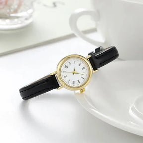 Simple Women Watch Luxury Design Leather Watch Ladies Quartz Wristwatch Solid Color Fashion Women Gift Watch Relojes Para Mujer
