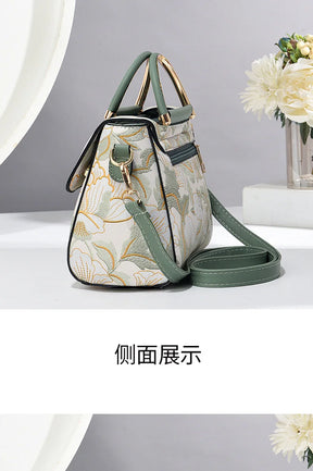 New Women's bags 2025 fashion trend design stripe hit color handbag shoulder bag messenger bag Korean style bag