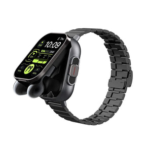 TWS 2 In 1 Smart Sports Watch Wireless Bluetooth Headset Calling Health Monitor Fitness Record Watches With Headset