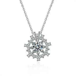 Luxurious Stars Moissanite Pendant Necklace for Women Wedding Bridal 100% S925 Sterling Silver Fine Jewelry 18k Gold Plated