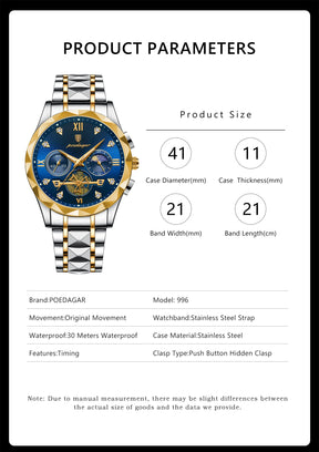 POEDAGAR Luxury Man  Waterproof