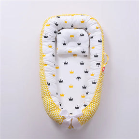 Infant Newborn Baby Lounger Portable Baby Nest Bed for Girls Boys Cotton Crib Toddler Bed Baby Nursery Carrycot Co Sleeper Bed