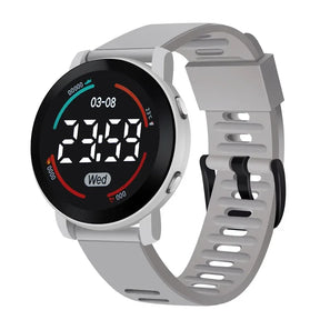 LED Luminous Sports Watch 2023 New Fashion Round Waterproof Electronic Watch Men and Women Digital Clock Relojes Electrónicos