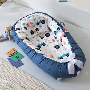 Infant Newborn Baby Lounger Portable Baby Nest Bed for Girls Boys Cotton Crib Toddler Bed Baby Nursery Carrycot Co Sleeper Bed