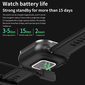 TWS 2 In 1 Smart Sports Watch Wireless Bluetooth Headset Calling Health Monitor Fitness Record Watches With Headset