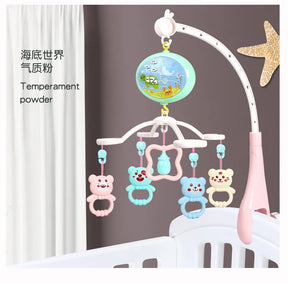 Baby Crib Mobiles Rattles Music Educational Toys Bed Bell Carousel For Cots Infant Baby Toy 0-12 Months For Newborns Toddler Toy