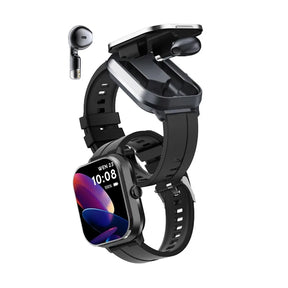 D8 Pro Smart Watch Large Screen With Earbuds TWS 2 In 1 Wireless Bluetooth Noise Earphones NFC Headset Music Sports Smartwatch
