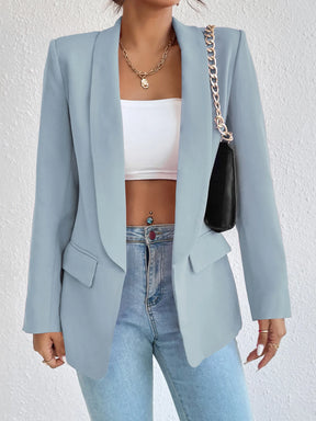 Chic Rose Red Blazers for Women Spring 2023 Casual Coats Black Women's Jacket Suit Basic Slim Summer Blazer Women Jacket Office