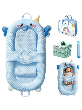 Crib in bed anti-vomiting milk anti-fall Easy to clean and carry Womb design 360° baby protection Let the baby sleep soundly
