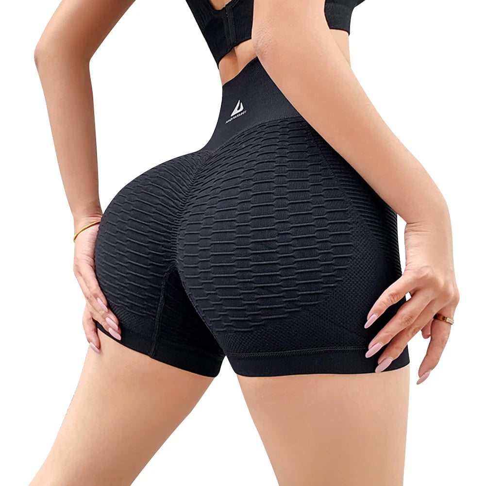 Seamless Sports Shorts High Waist Yoga Shorts Women Pants Push Up Yoga Leggings Elasticity Gym Running Wear Women Cycling Short