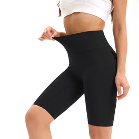 Women Yoga Legging Short High Waist Fitness Quick Drying Cycling Workout Gym Shorts Breathable sports pants with Butt pocket