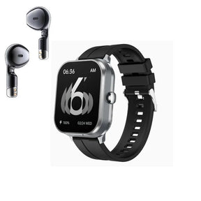 D8 Pro Smart Watch Large Screen With Earbuds TWS 2 In 1 Wireless Bluetooth Noise Earphones NFC Headset Music Sports Smartwatch