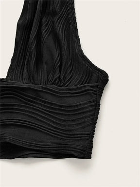 Sexy Solid Backless Crop Halter Top Women Summer 2024 Y2K Clothes Grunge High Street Style Club Sleeveless Cami Top Streetwear